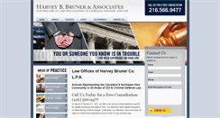 Desktop Screenshot of harveybruner.com
